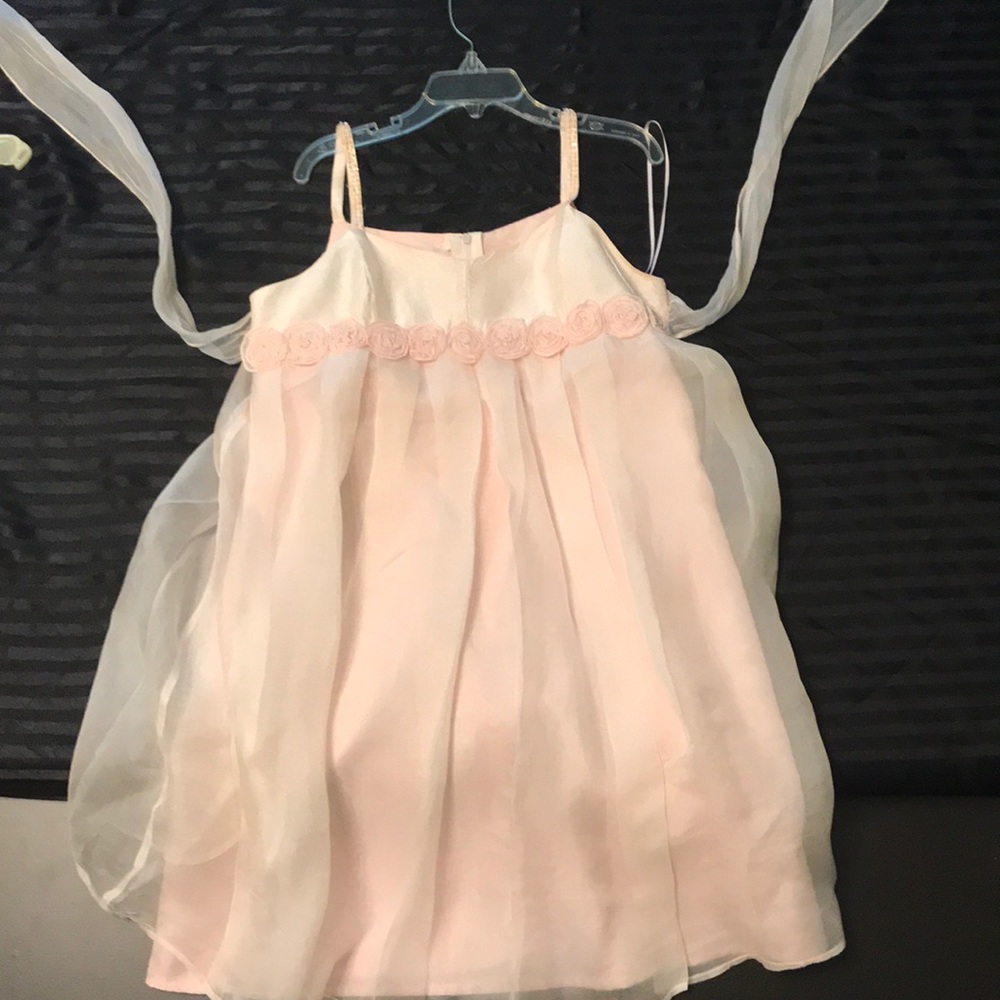 Pink flower dress